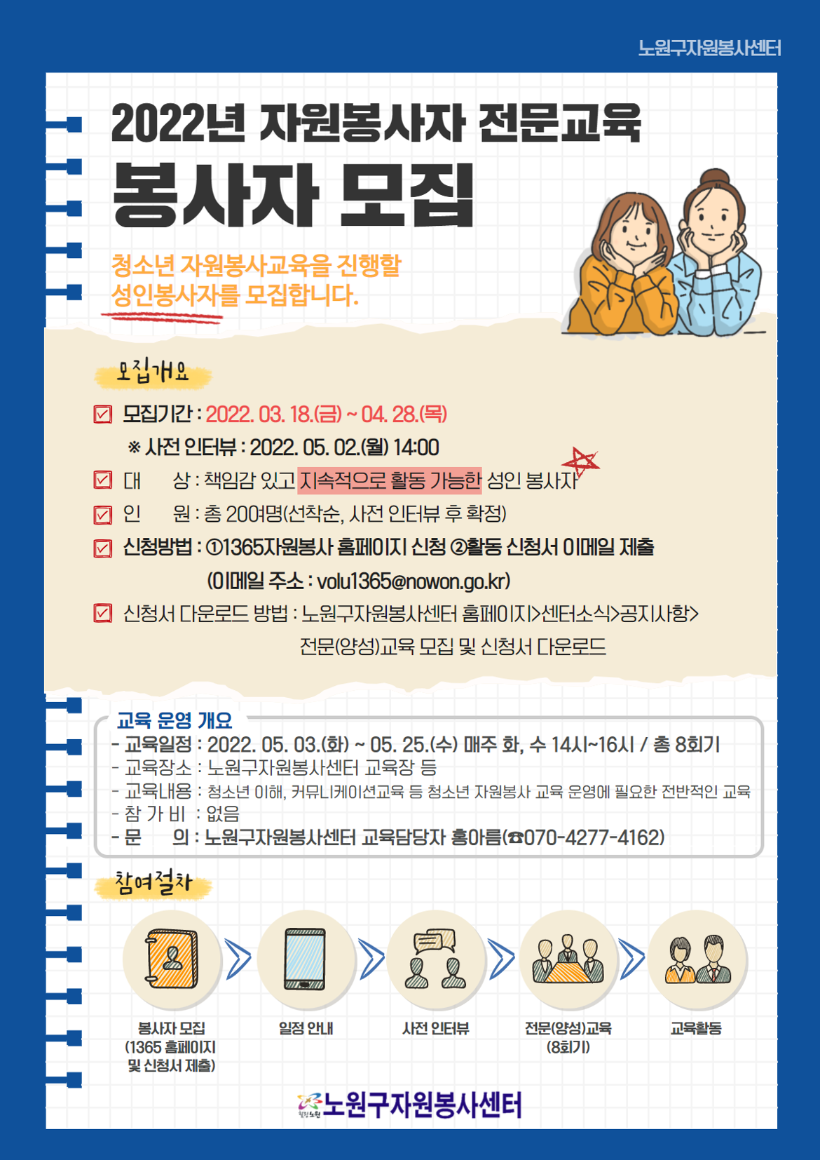 붙임1.자원봉사자+전문교육+활동+봉사자+모집+포스터.png