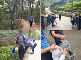 [50+시민기자단 10월 취재기사] 서울둘레길 1코스(수락·불암산) 걸으며 플로킹하니 1석 3조 기쁨 가득